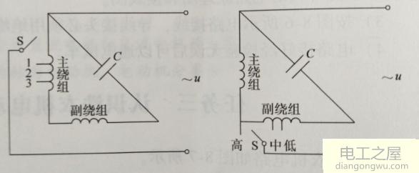 單相異步電機分相啟動法的方式