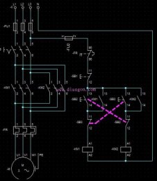 對(duì)三相交流電機(jī)前后鎖定電路的分析